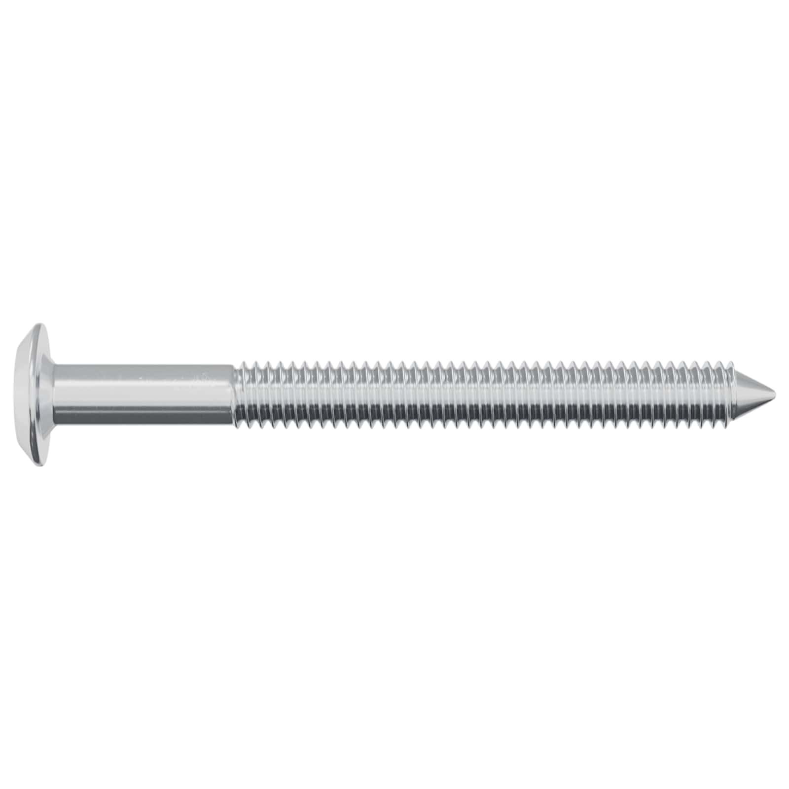 Vijak 2 pcs Srebrno M6 x 60 mm Čelik