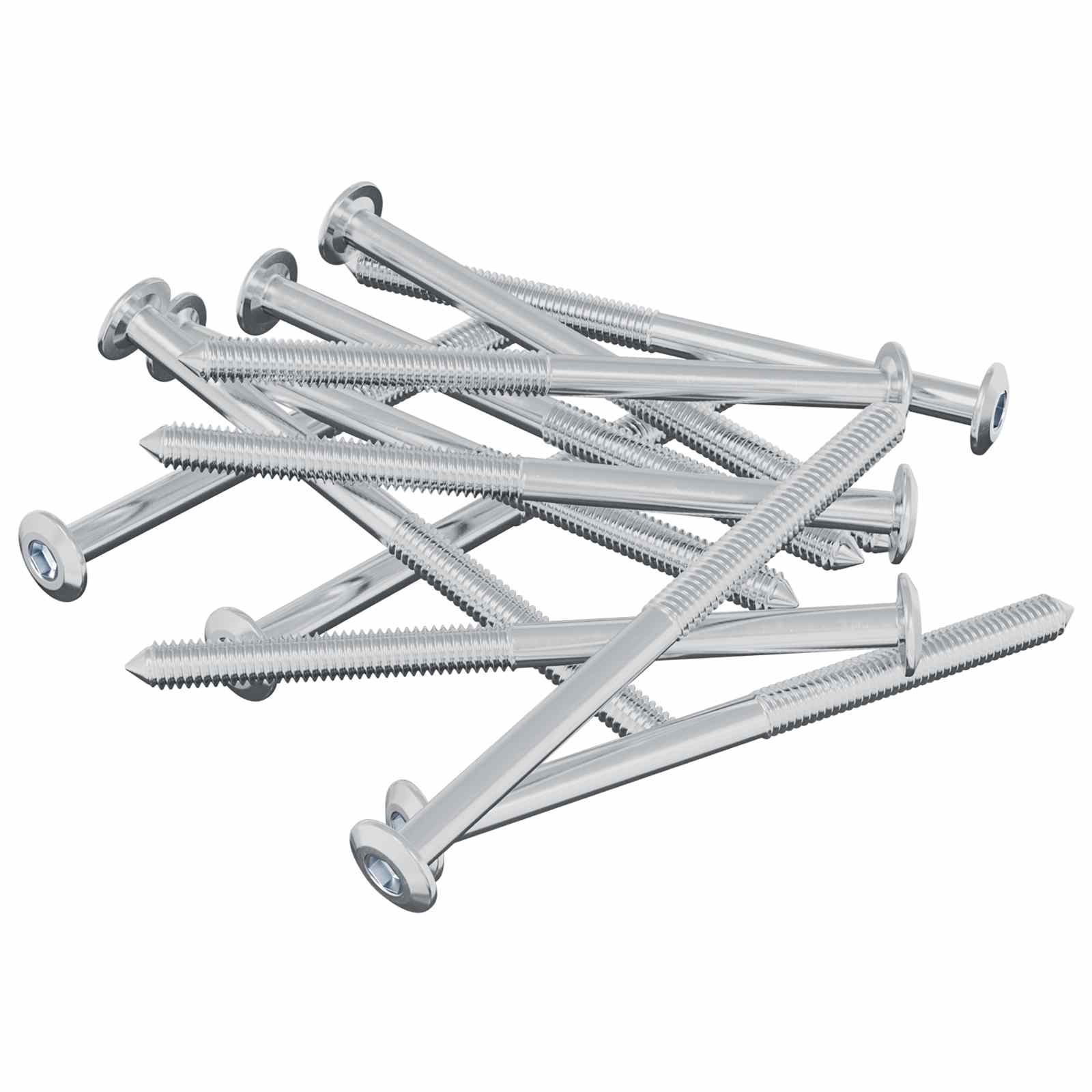 Vijak 1200 pcs Srebrno M6 x 85 mm Čelik