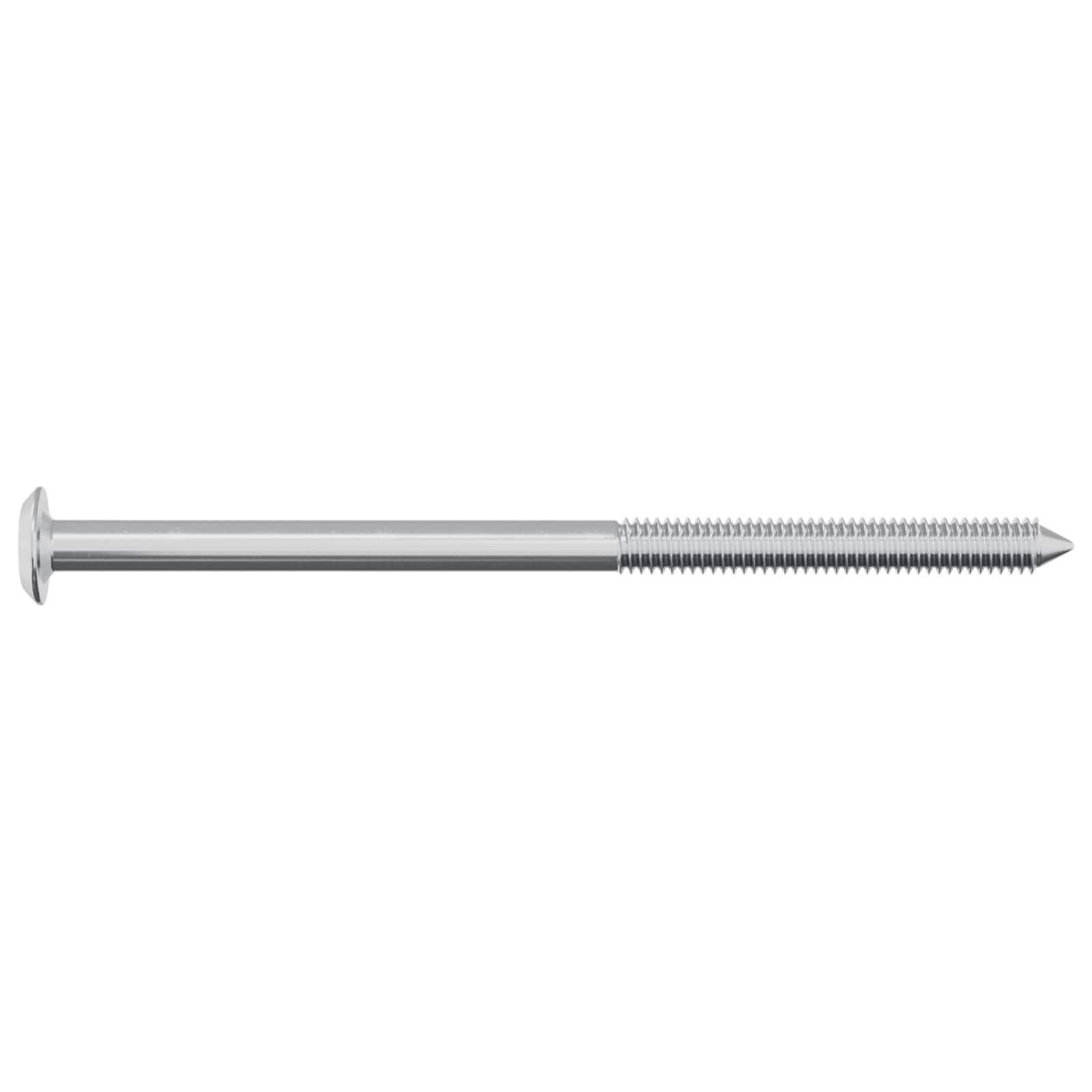 Vijak 12 pcs Srebrno M6 x 100 mm Čelik
