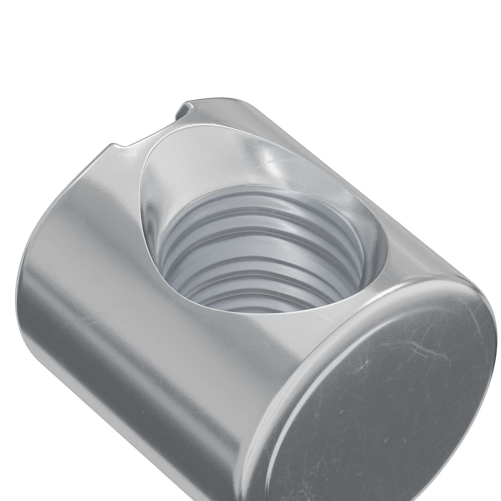 Bačvaste matice 2 pcs Srebrno M6 x 12 mm Metal