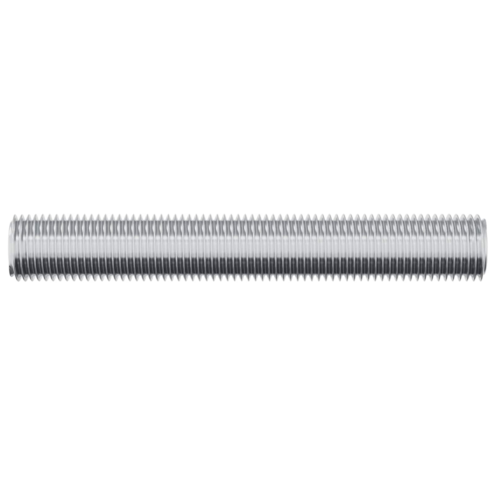 Navojni štap 12 pcs Srebrno 8 x 55 mm Čelik