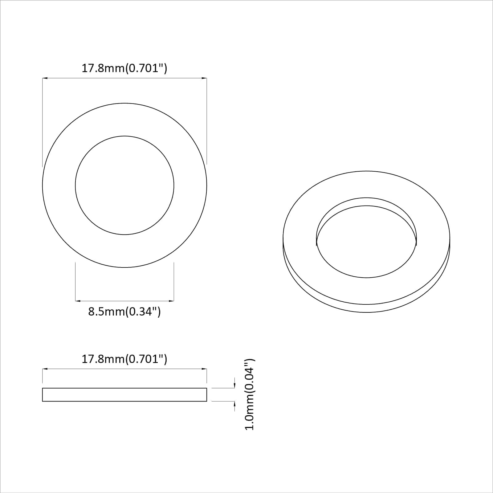 Podlošci 12 pcs Srebrno 16 x 16 x 1,5 cm Željezo