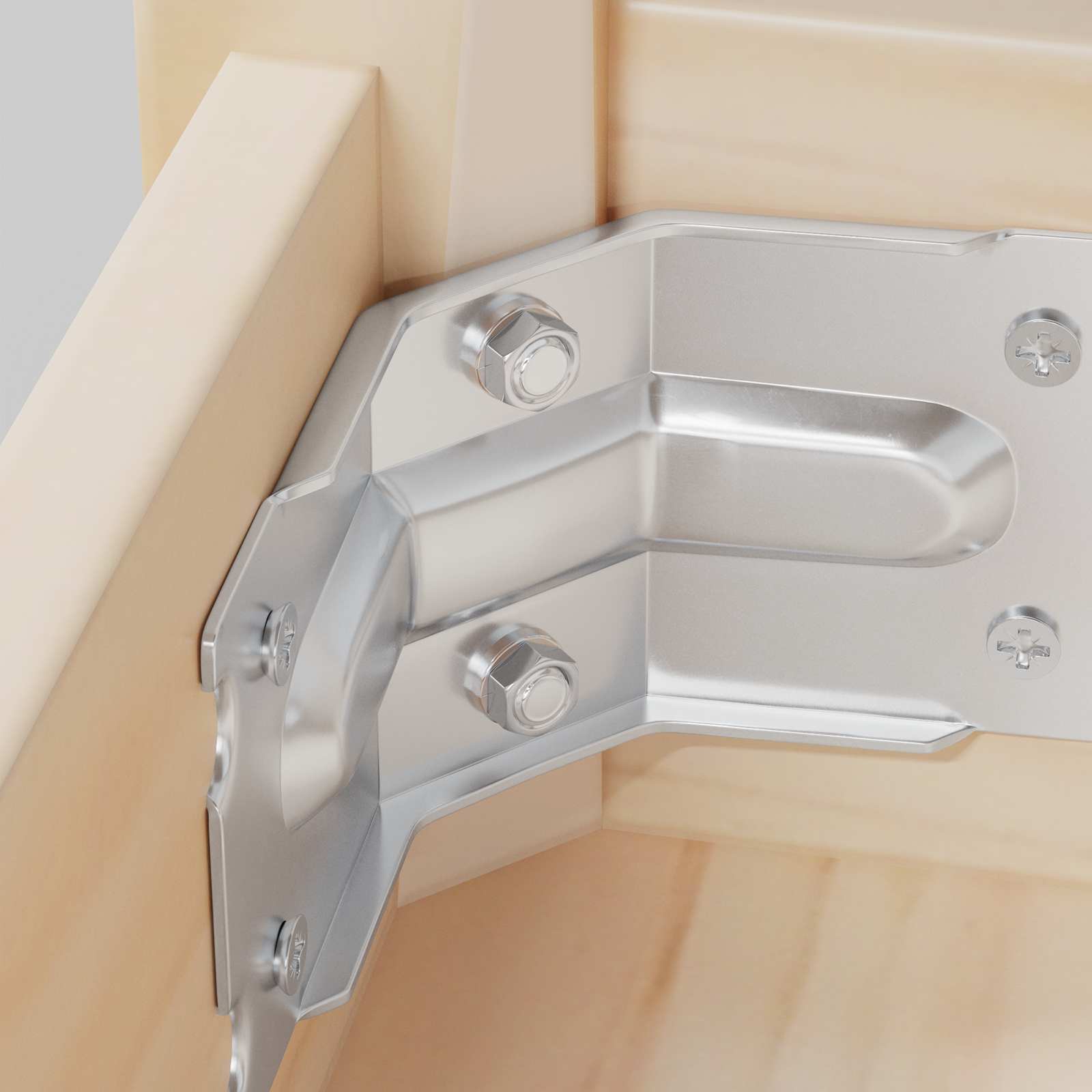 Šesterokutna matica 12 pcs Srebrno M6 Metal
