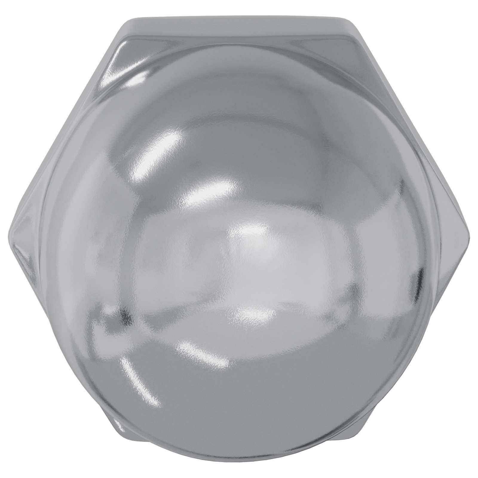 Šesterokutne žižak matice 2 pcs Srebrno m8 Metal