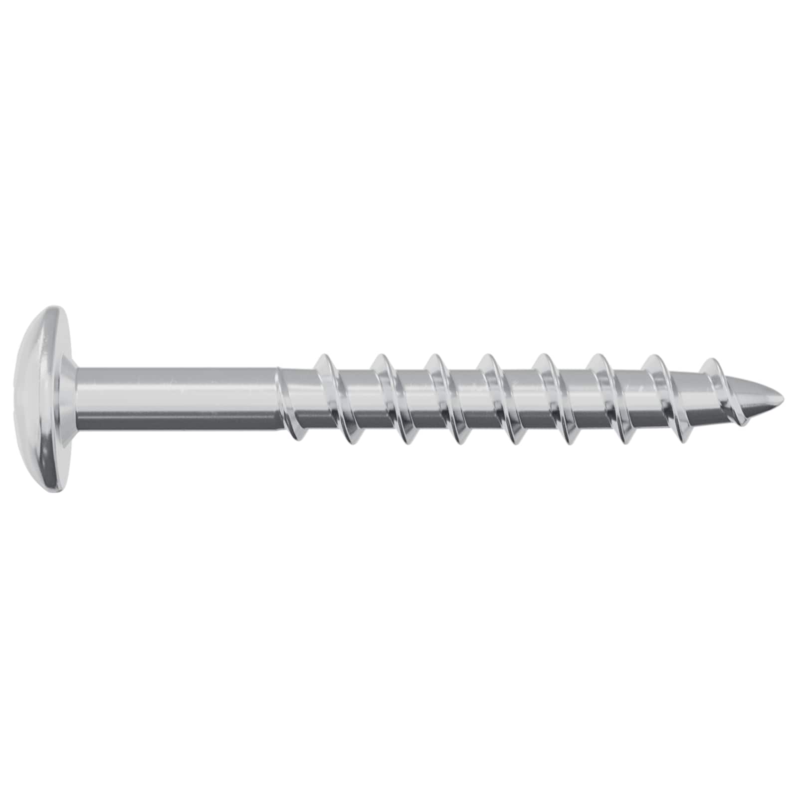 Vijak 2 pcs Srebrno 9,8 x 35 mm Željezo