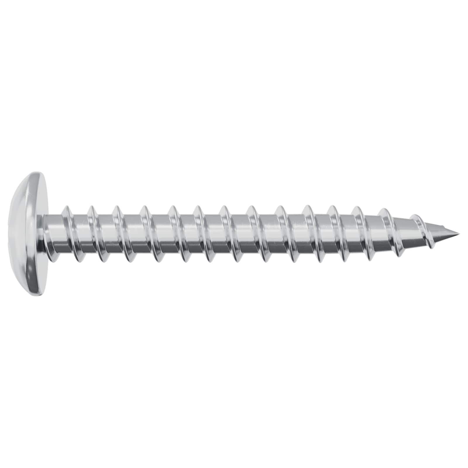 Drveni vijak 12 pcs Srebrno M4 x 28 mm Željezo