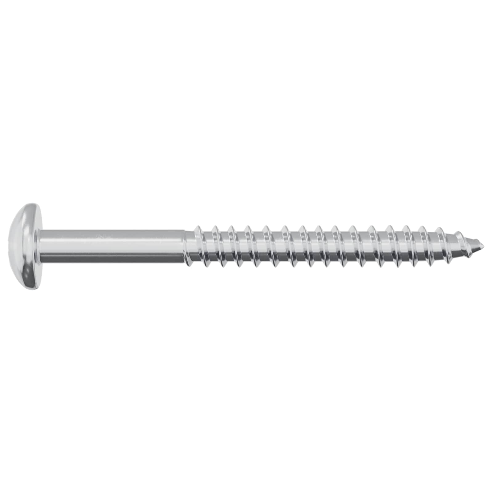 Drveni vijak 3273 pcs Srebrno 9,8 x 53 mm Čelik