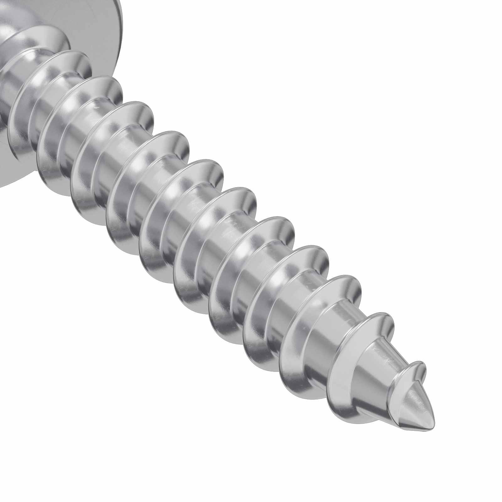 Drvene vijake 2 pcs Srebrno M4 x 20 mm Čelik