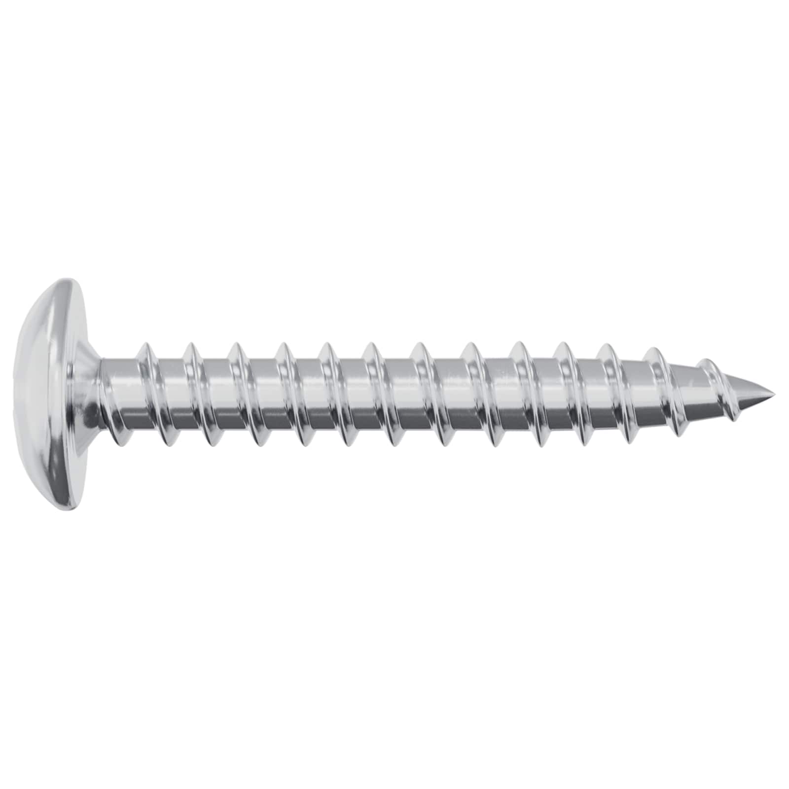 Drvene vijake 2 pcs Srebrno M4 x 25 mm Čelik