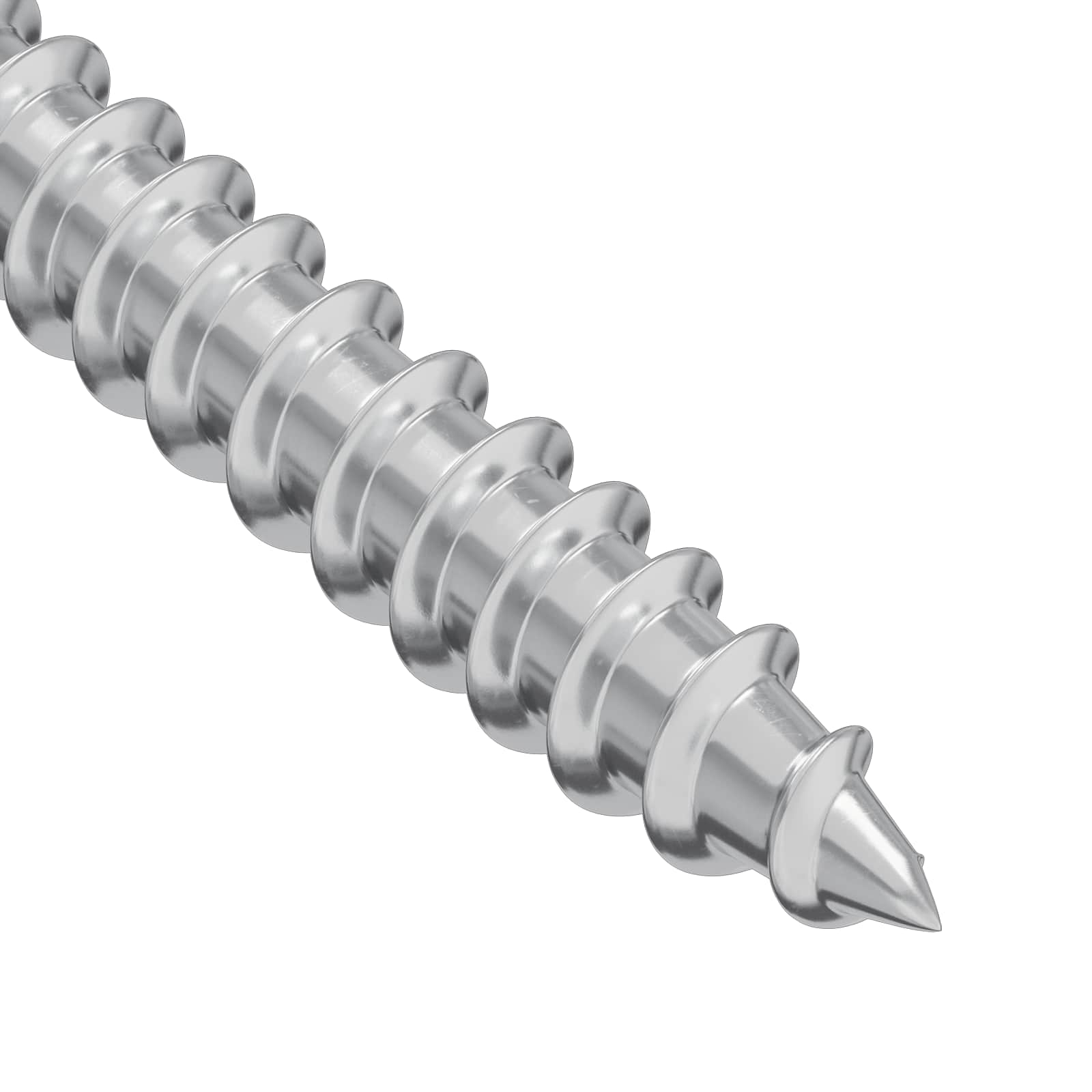 Drvene vijake 12 pcs Srebrno M4 x 25 mm Čelik