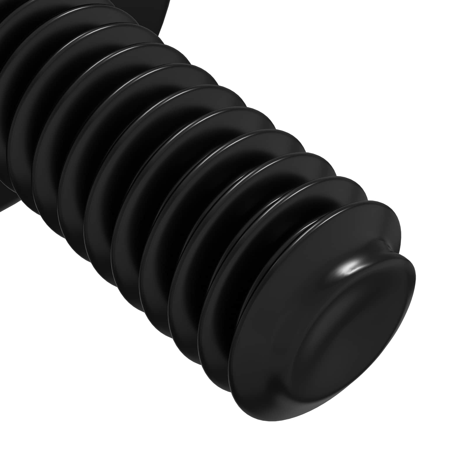 Vijci s rukavcem 2 pcs Crna M4 x 10 mm Čelik