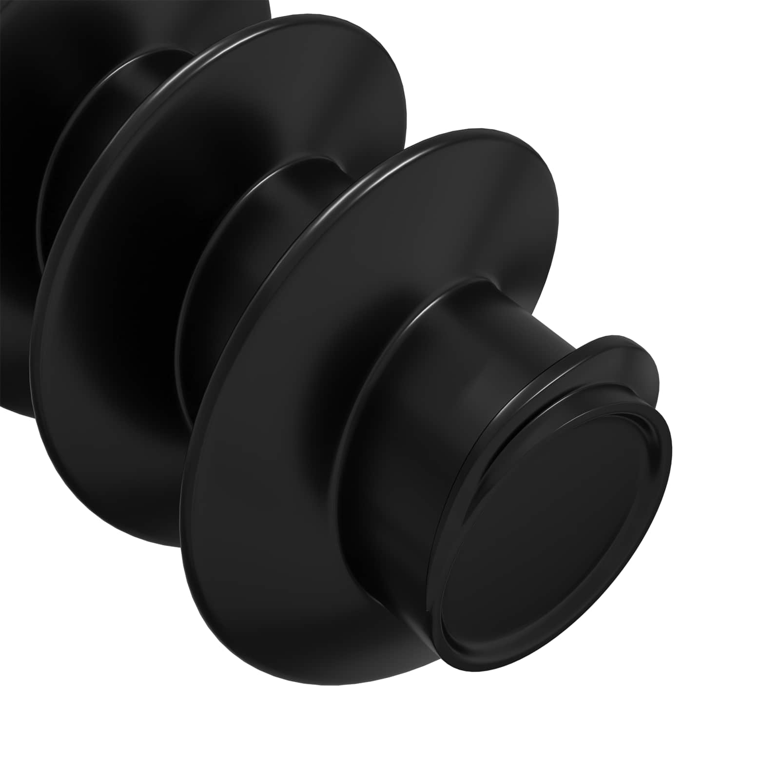 Šestarasti vijak s čepom 12 pcs Crna M5 x 40 mm Željezo