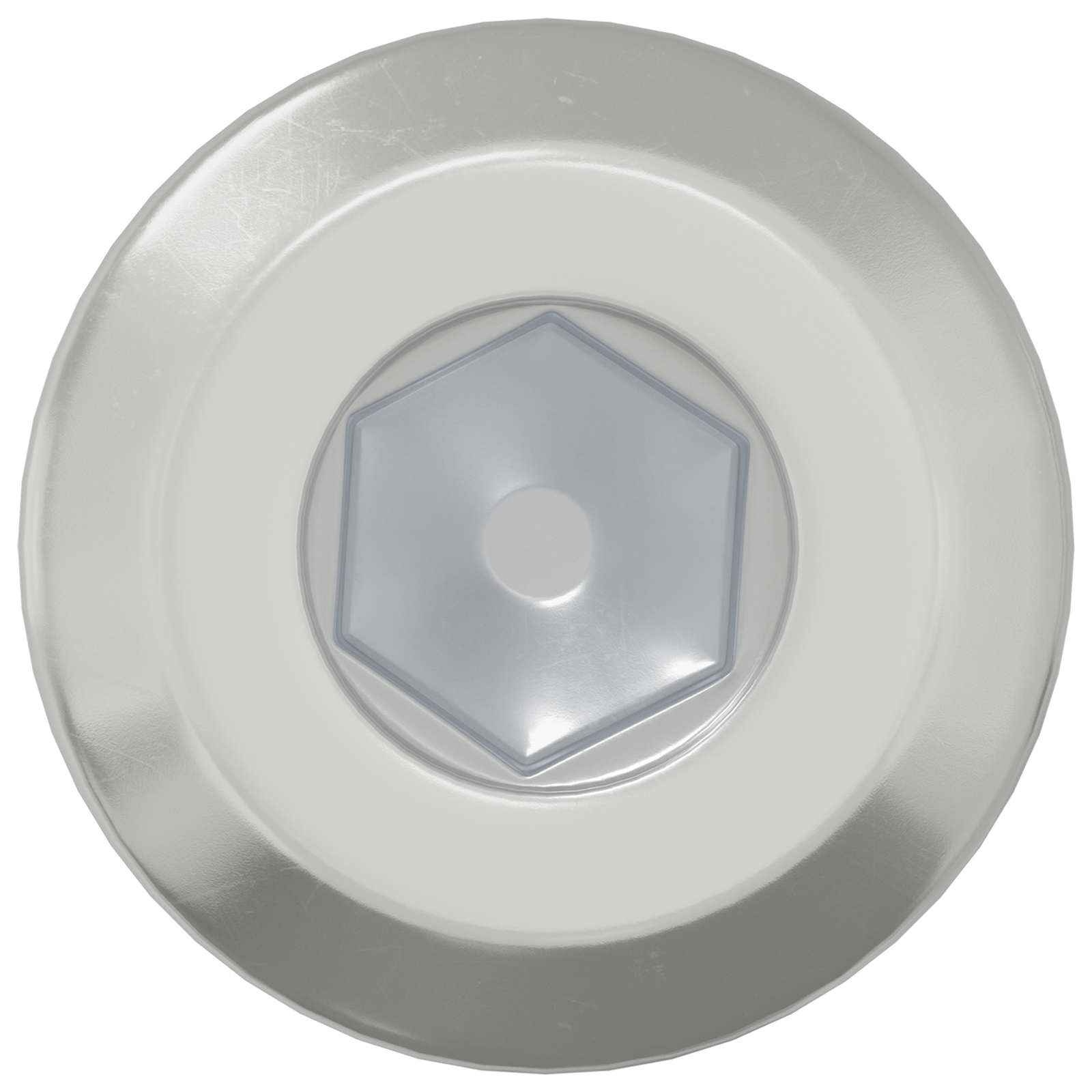 Vijak s plastičnom glavom 12 pcs Srebrno M6 x 15 mm Čelik