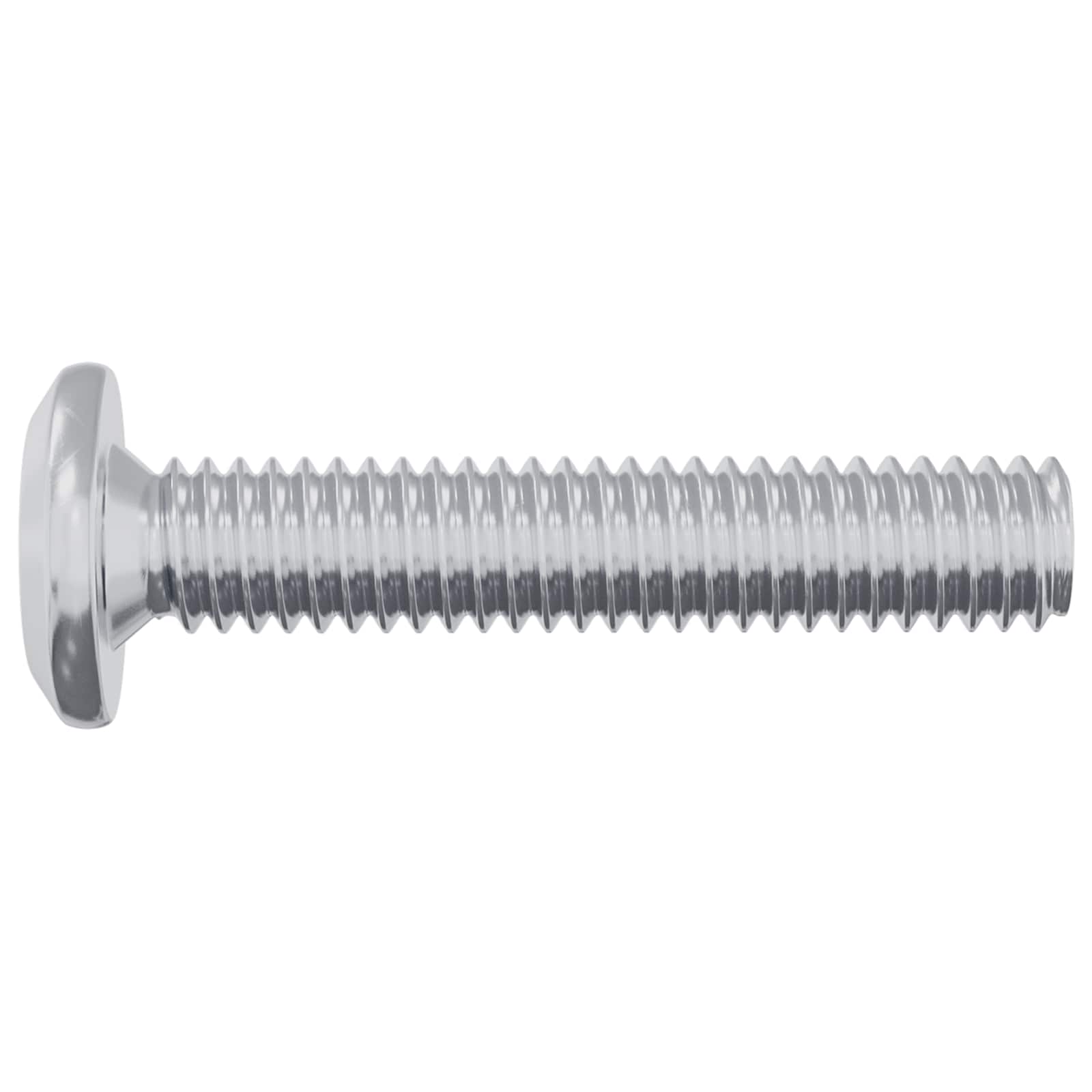 Vijak s plastičnom glavom 12 pcs Srebrno M6 x 30 mm Čelik