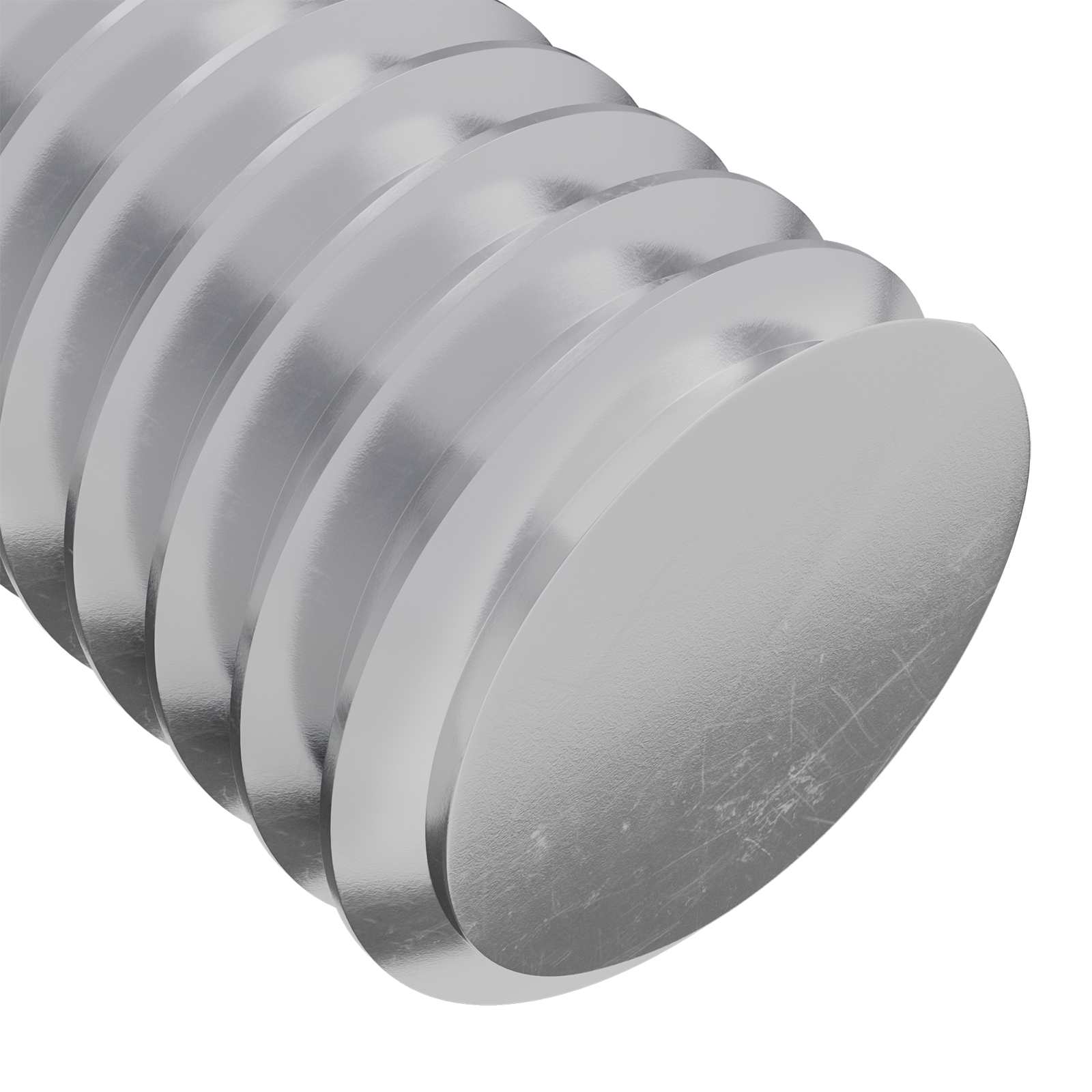 Vijak 2 pcs Srebrno 8 x 25 mm Čelik