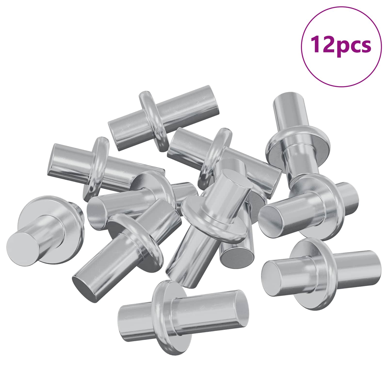 Polica Kuka 12 pcs Srebrno 8,6 x 8,6 x 14,6 mm Čelik