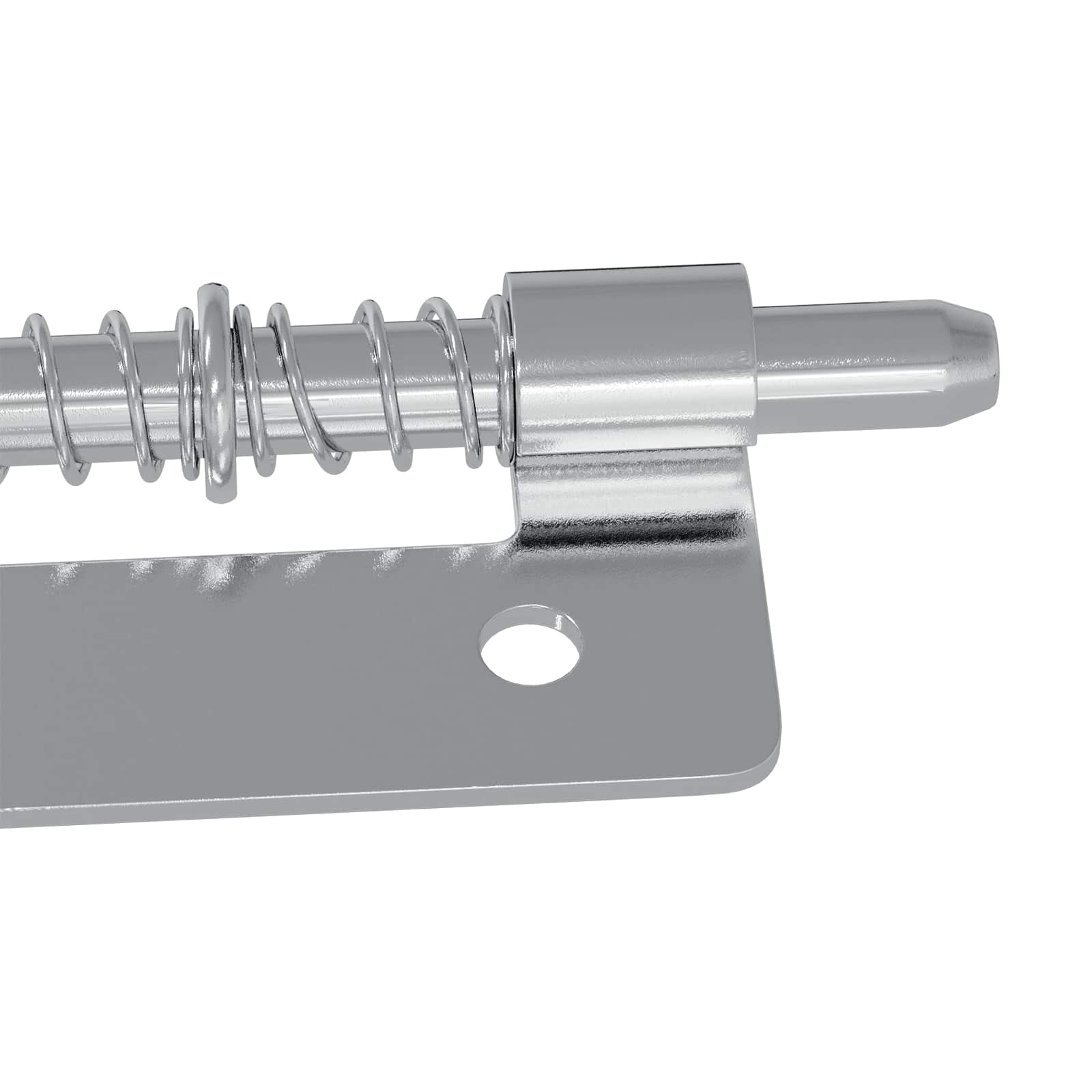 Zasun 2 pcs Srebrno 46 x 17 x 1,2 mm Čelik