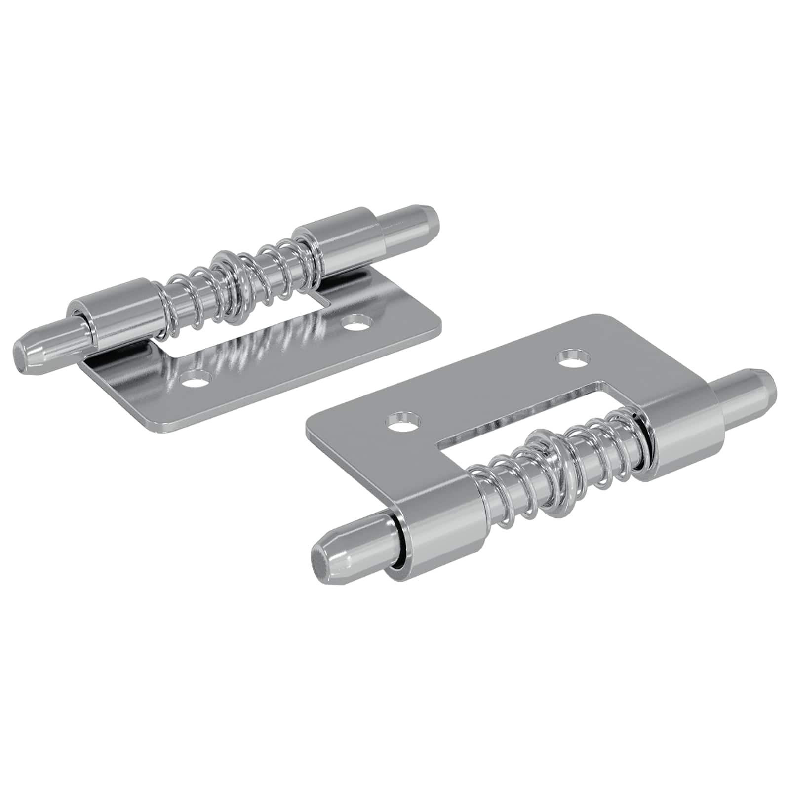Zasun 2 pcs Srebrno 46 x 17 x 1,2 mm Čelik