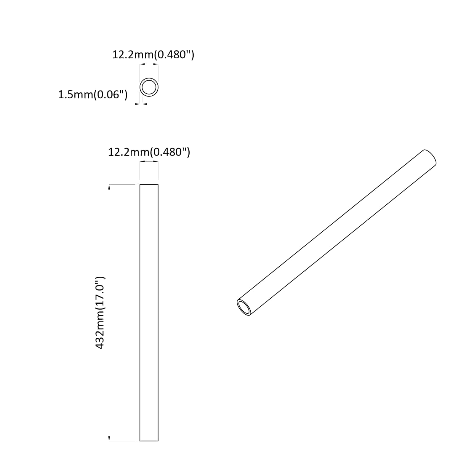 PVC Cijev 29 pcs Bijelo PP, PE