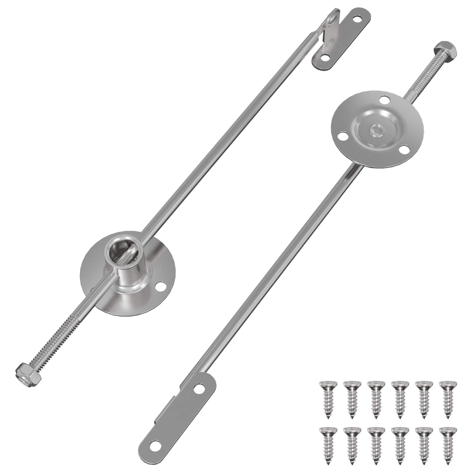 Užitna šipka za šarku 2 pcs Srebrno 190 mm Željezo