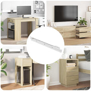 Klizač za ladice 73 pcs Bijelo Čelik