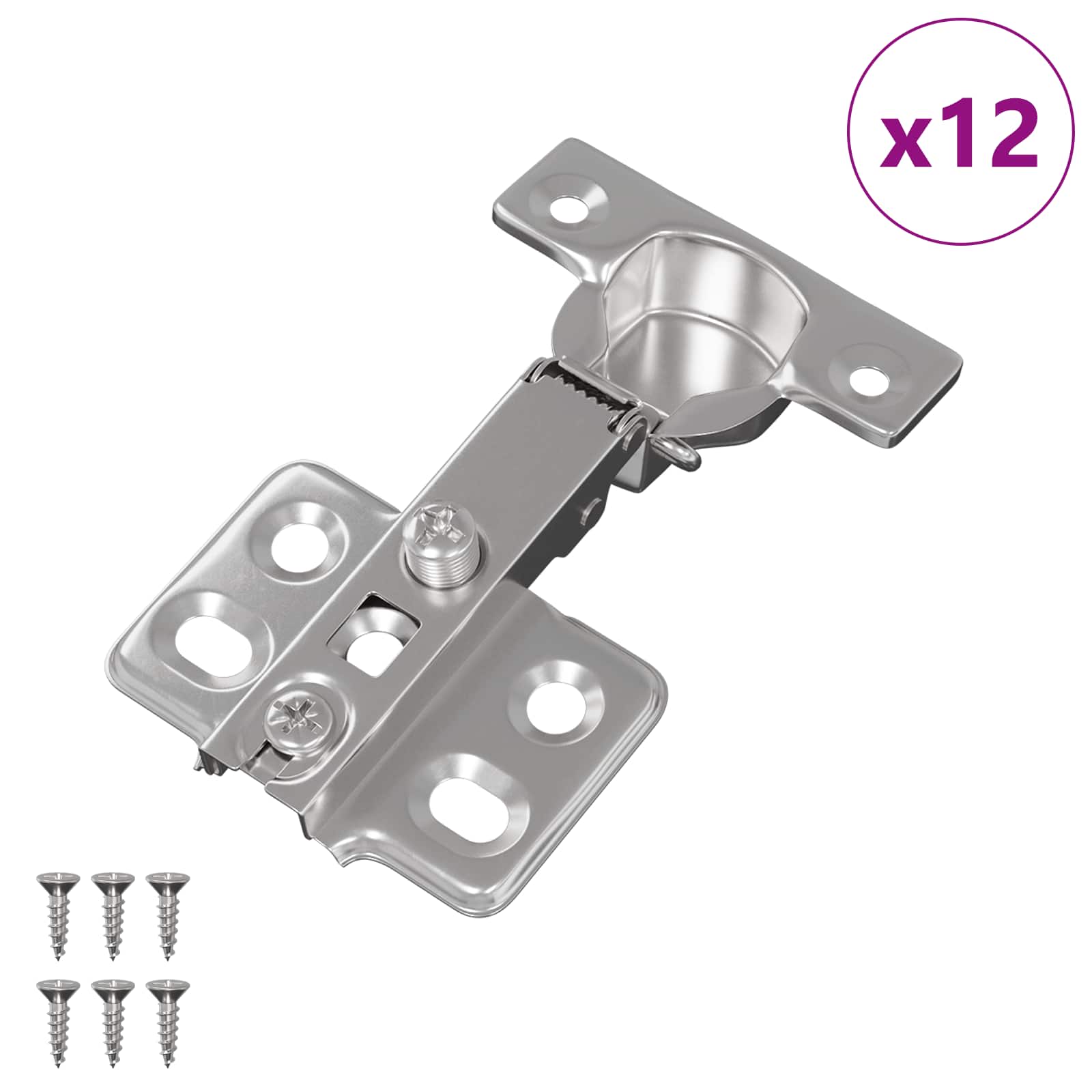 Šarka 12 pcs Nikla 85 x 52,5 x 9,5 mm Željezo