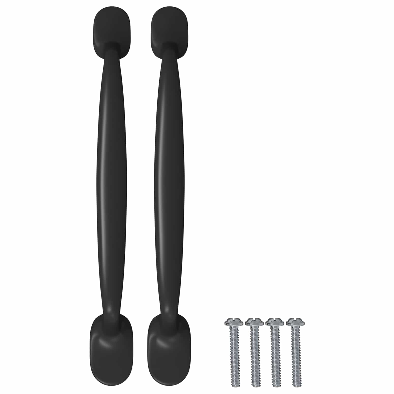 Drška za namještaj 2 pcs Crna 130 x 19,4 x 22,3 mm Aluminij