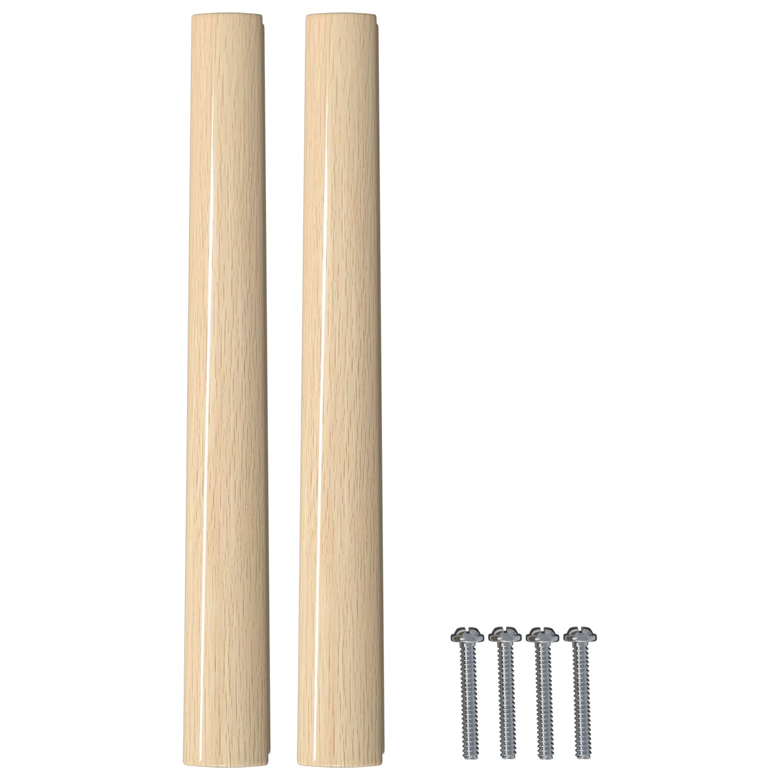 Ravna drška 2 pcs Boja prirodnog drva 130 x 25 x 30 mm