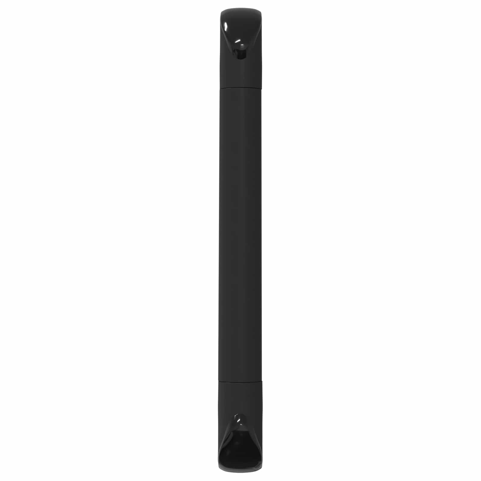 Drška Jednobojno 12 pcs Crna 380 x 34 x 85 mm Aluminij i PP