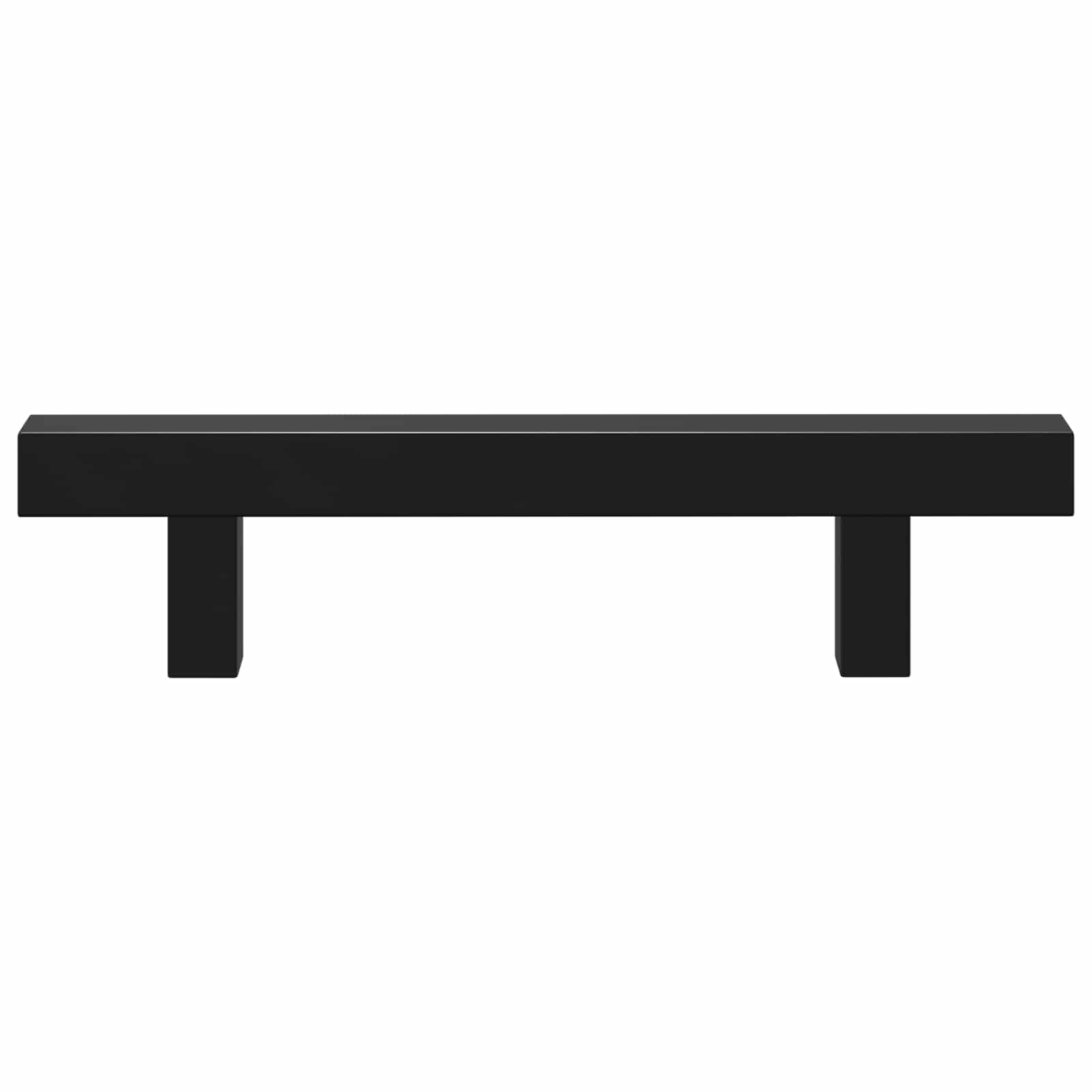 Drška za ormar 12 pcs Crna 150 x 12,3 x 35,2 mm