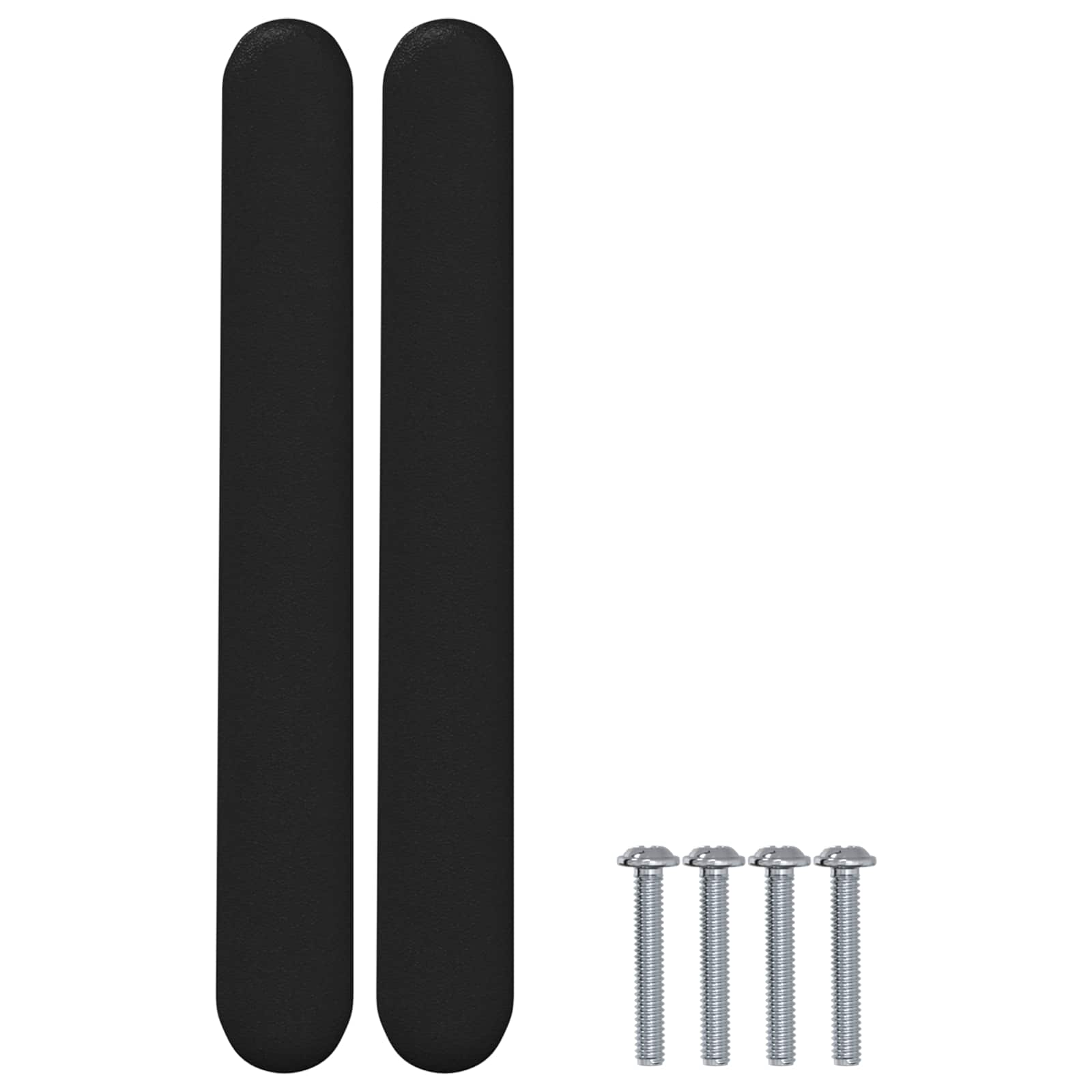 Drška za ormar 2 pcs Crna 121 x 16.6 x 28.3 mm Željezo