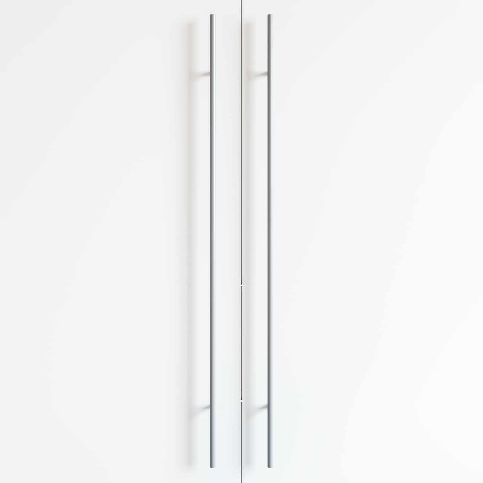 Drška za ormar 12 pcs Srebrno 900 mm Nehrđajući čelik