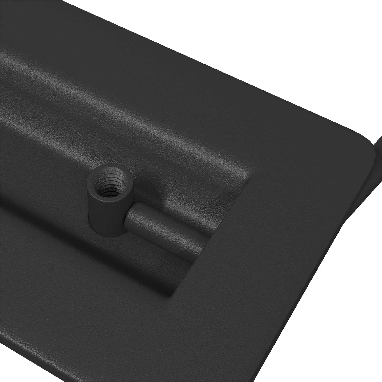 Ručke za ormariće 12 pcs Crna 85 x 45 mm Metal