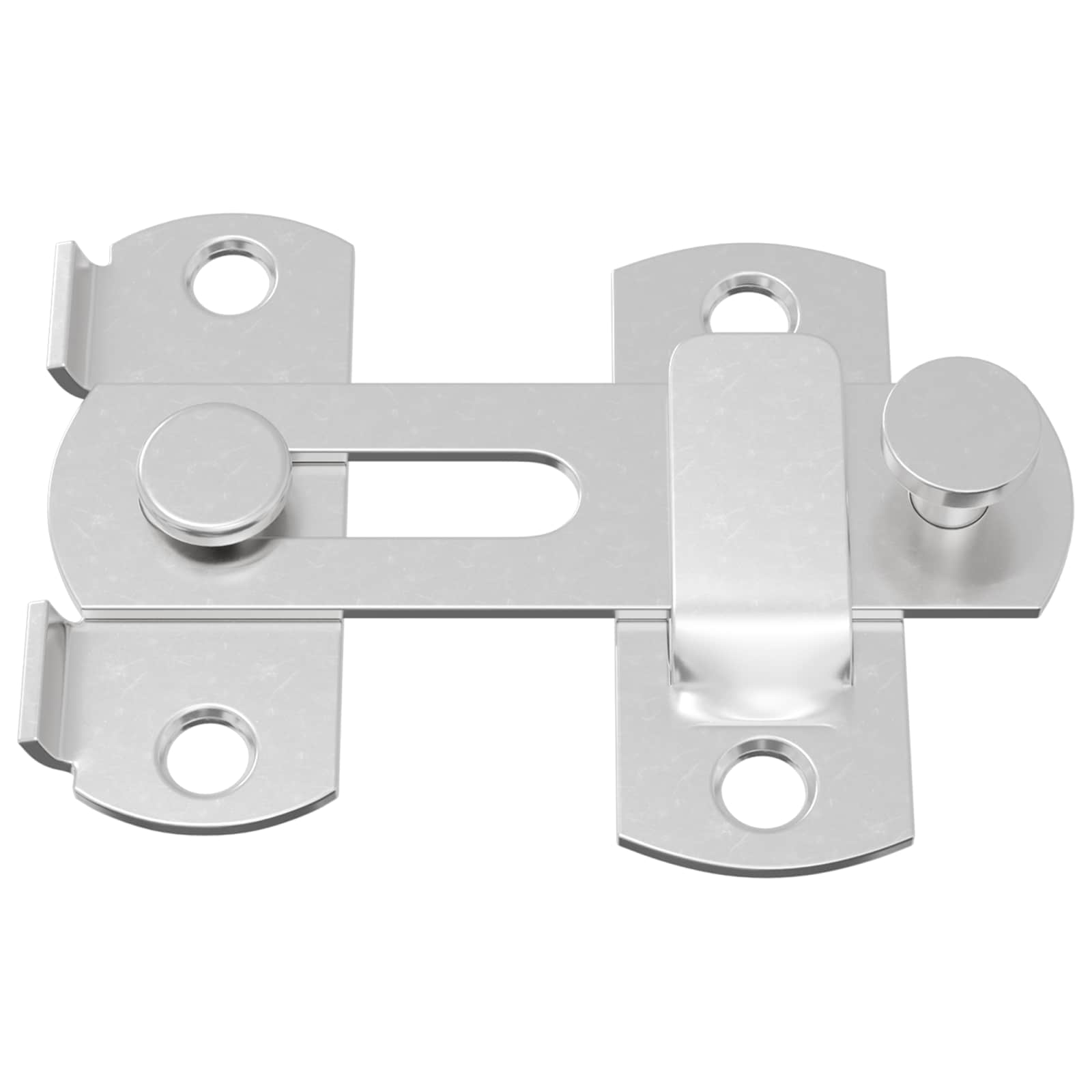 Zaključavanje vrata 12 pcs Srebrno 70 x 8 mm Čelik