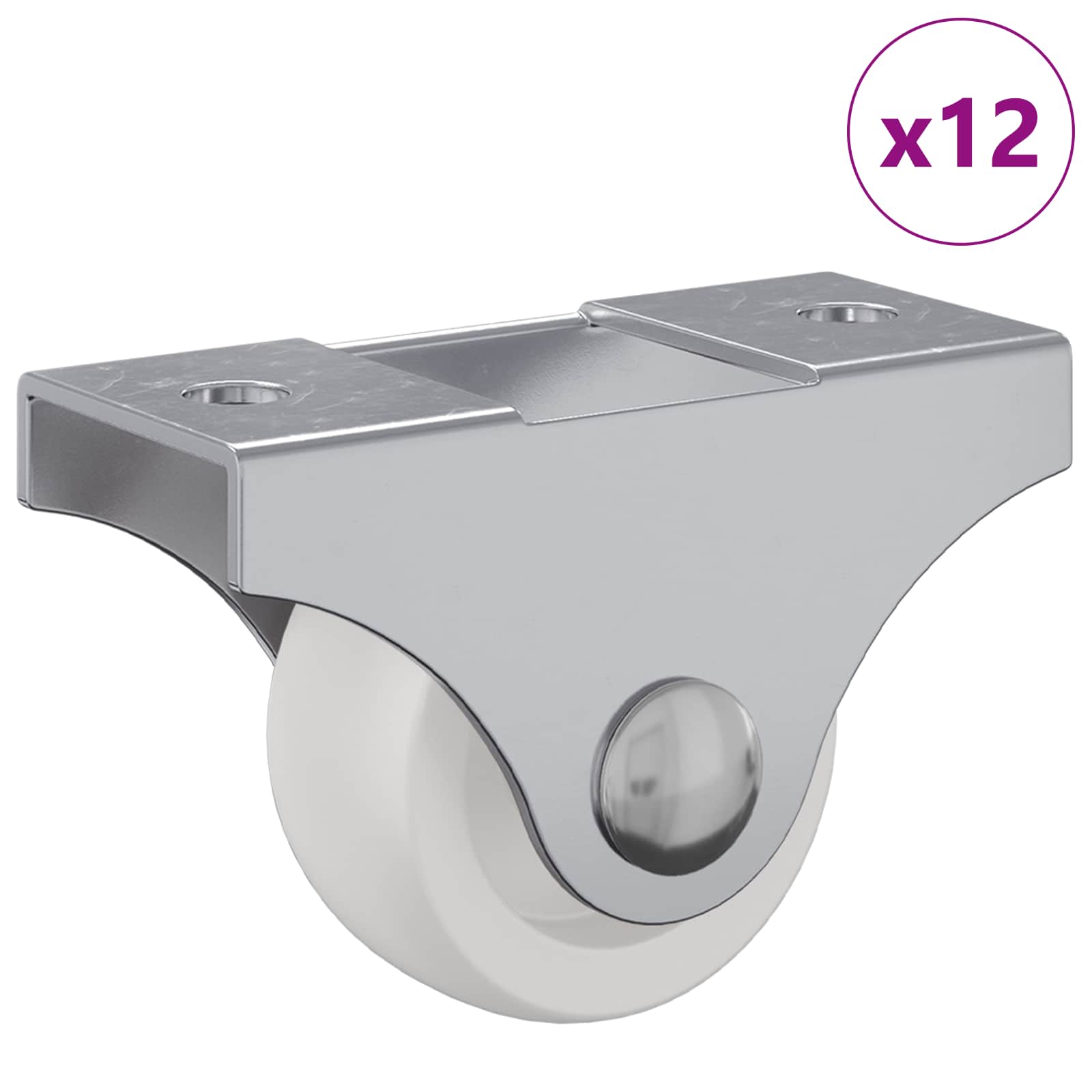 Kaster 12 pcs Bijelo 42 x 11,5 x 29 mm Željezo