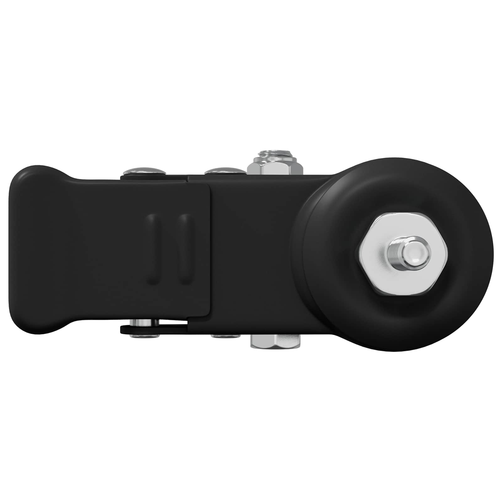 Kotači 2 pcs Crna M6 x 37 mm Željezo i Najlon