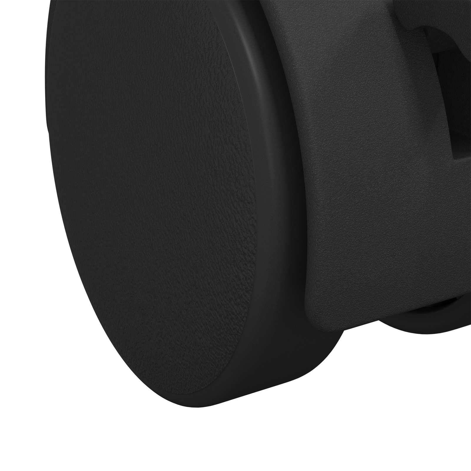 Kotač 2 pcs Crna 39,5 x 39,5 x 37,8 mm Čelik i polipropilen