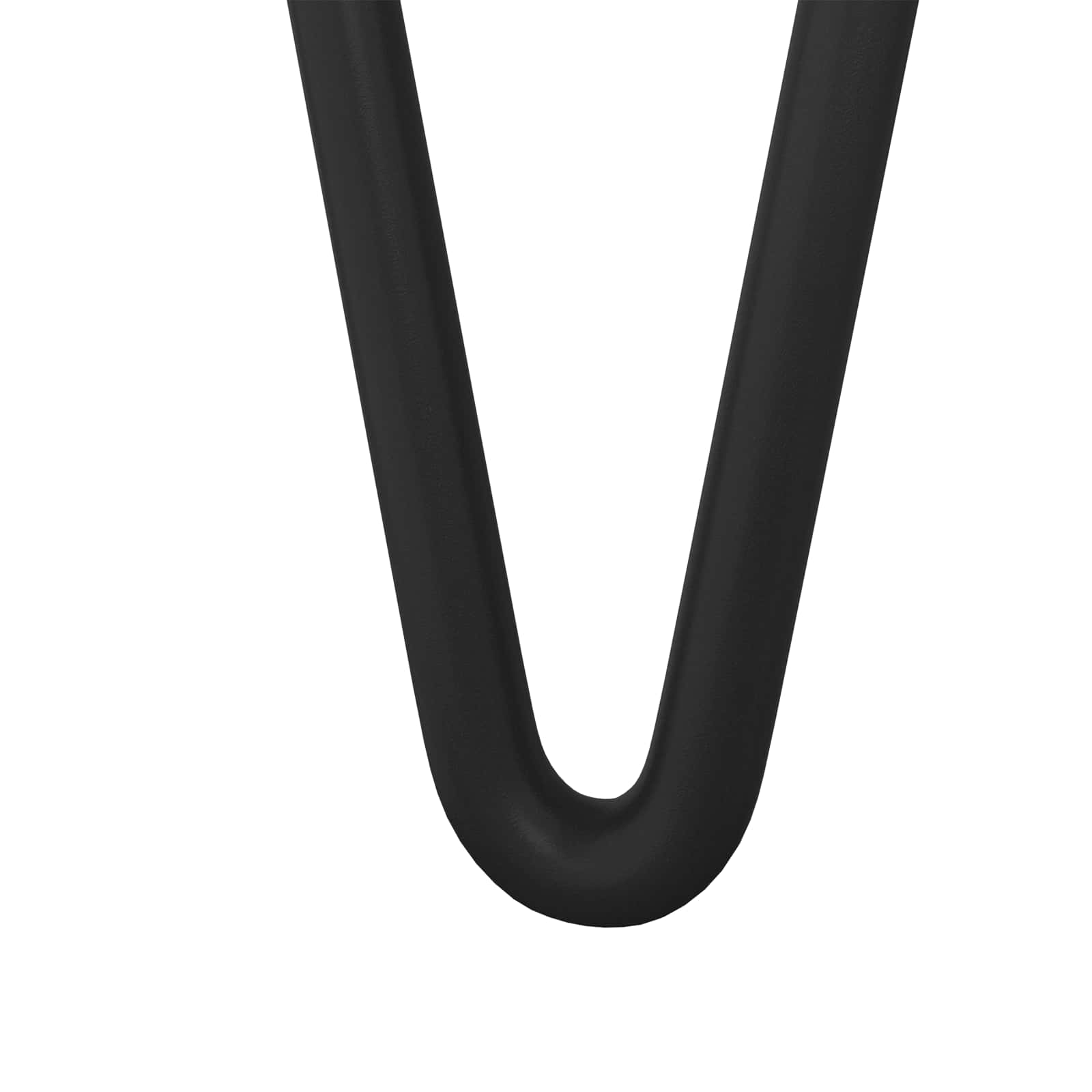 Noga namještaja 2 pcs Crna 54.1 x 54.1 x 100 mm Željezo