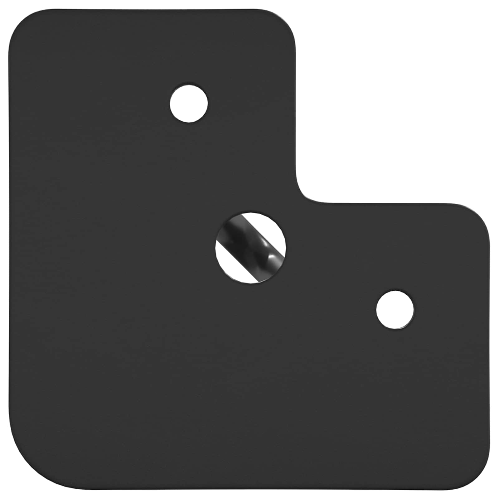 Noga namještaja 2 pcs Crna 54.1 x 54.1 x 100 mm Željezo