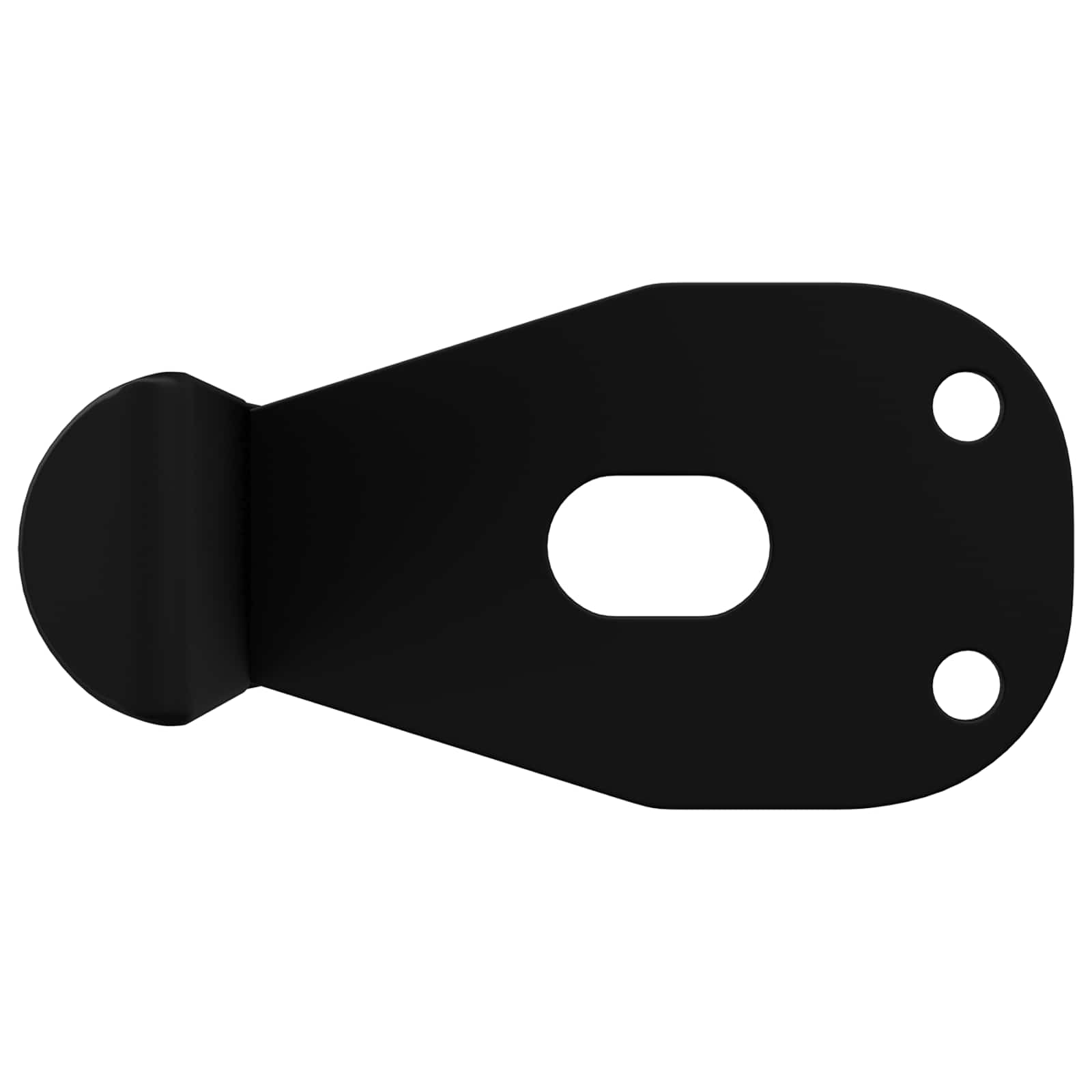 Noge namještaja 12 pcs Crna 66 x 36 x 160 mm Željezo