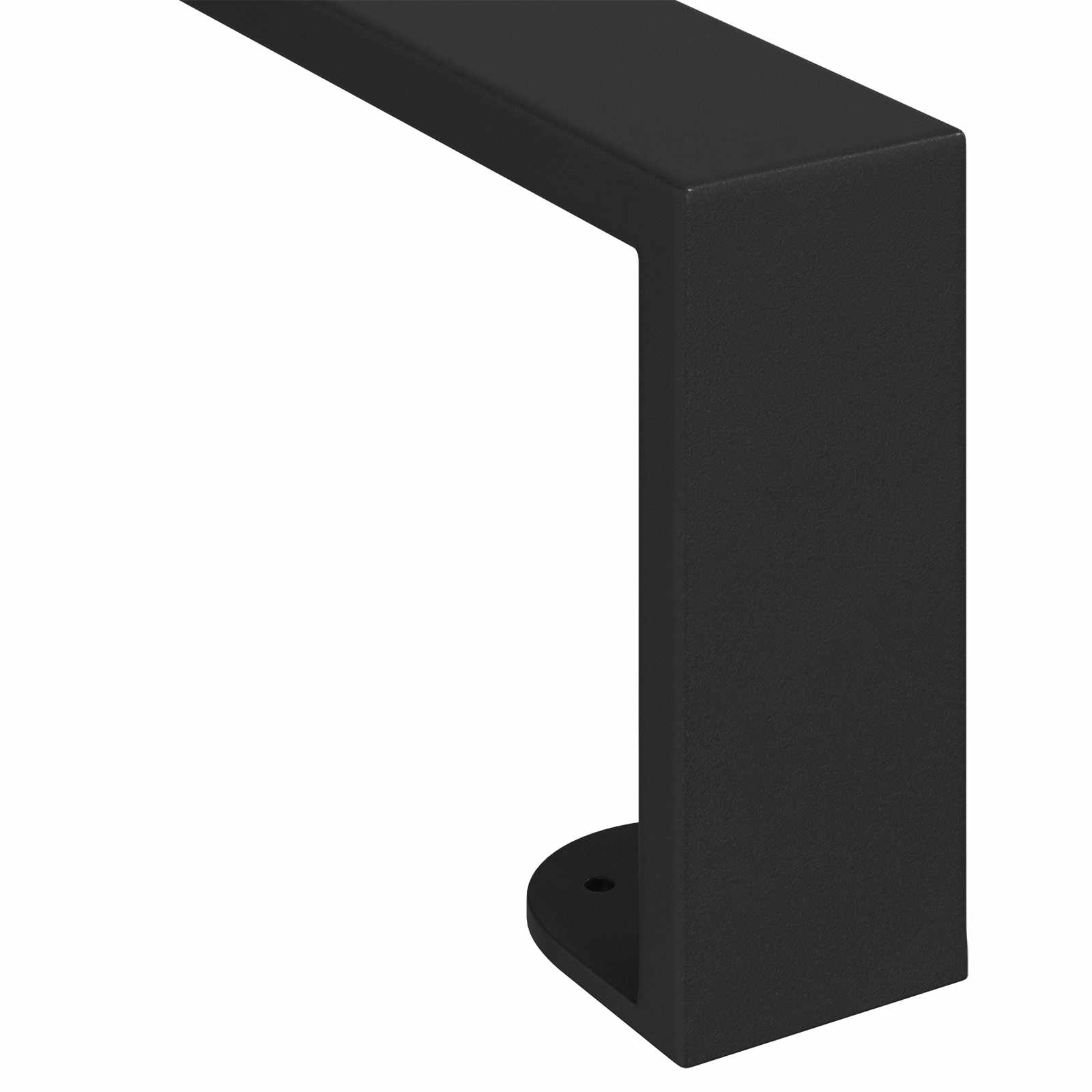 Noge namještaja 12 pcs Crna 341 x 40,5 x 100 mm Željezo