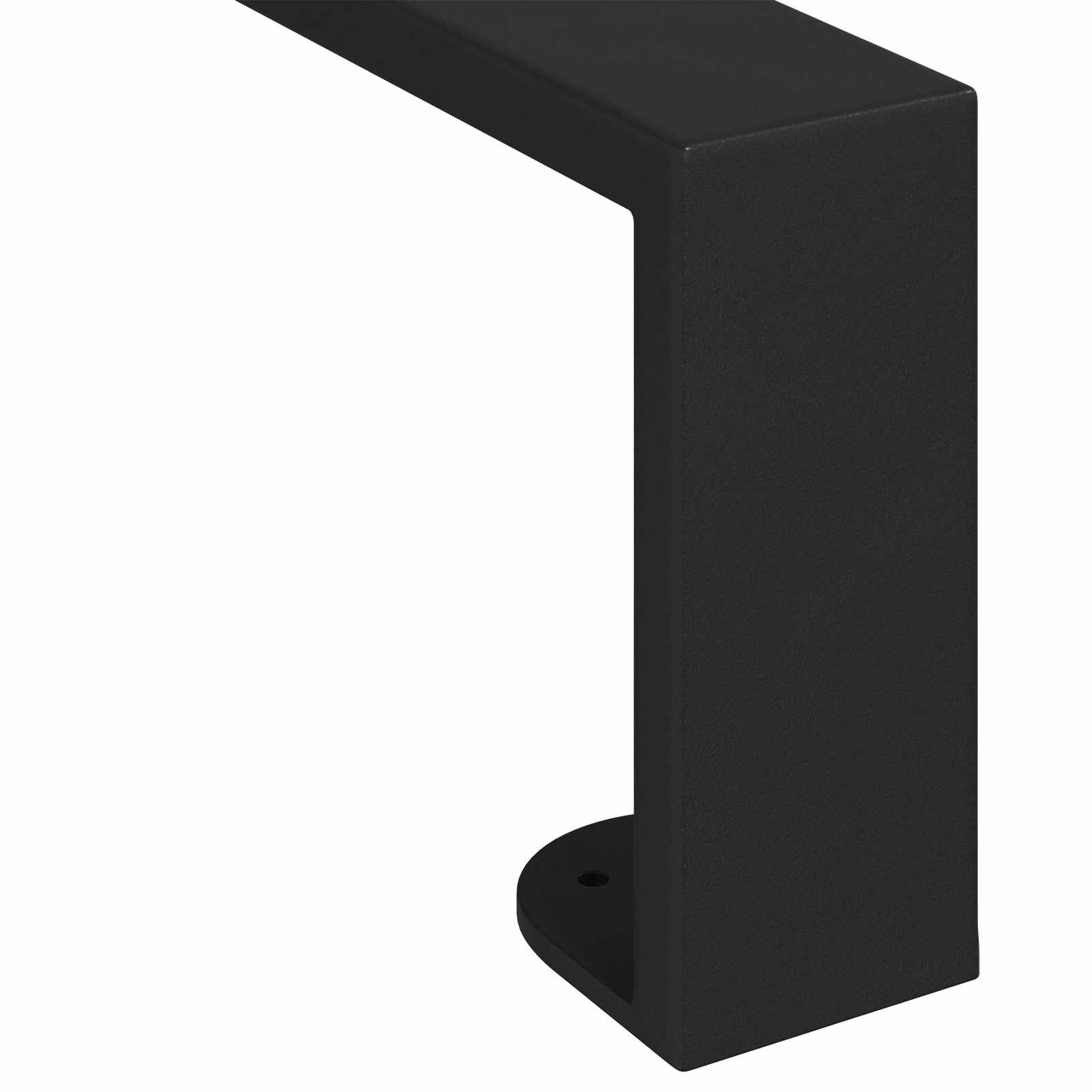 Noge namještaja 12 pcs Crna 436 x 40,5 x 100 mm Željezo