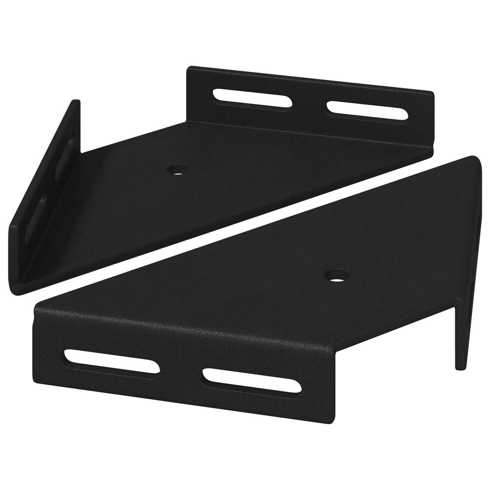 Kutni nosač 2 pcs Crna 138,5 x 50,5 x 16 mm Željezo