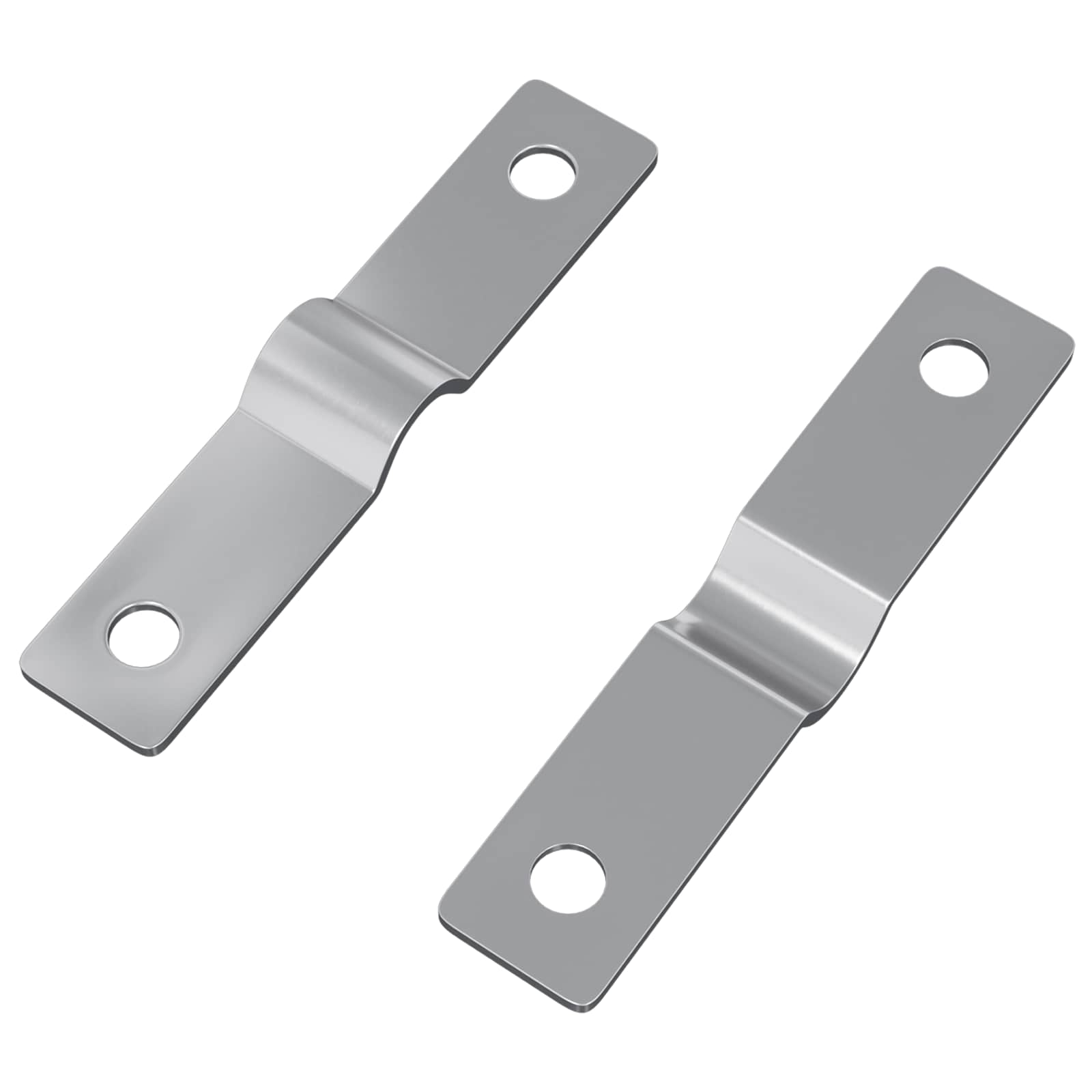 Udarna ploča 2 pcs Srebrno 50 x 10 x 1,2 mm Željezo