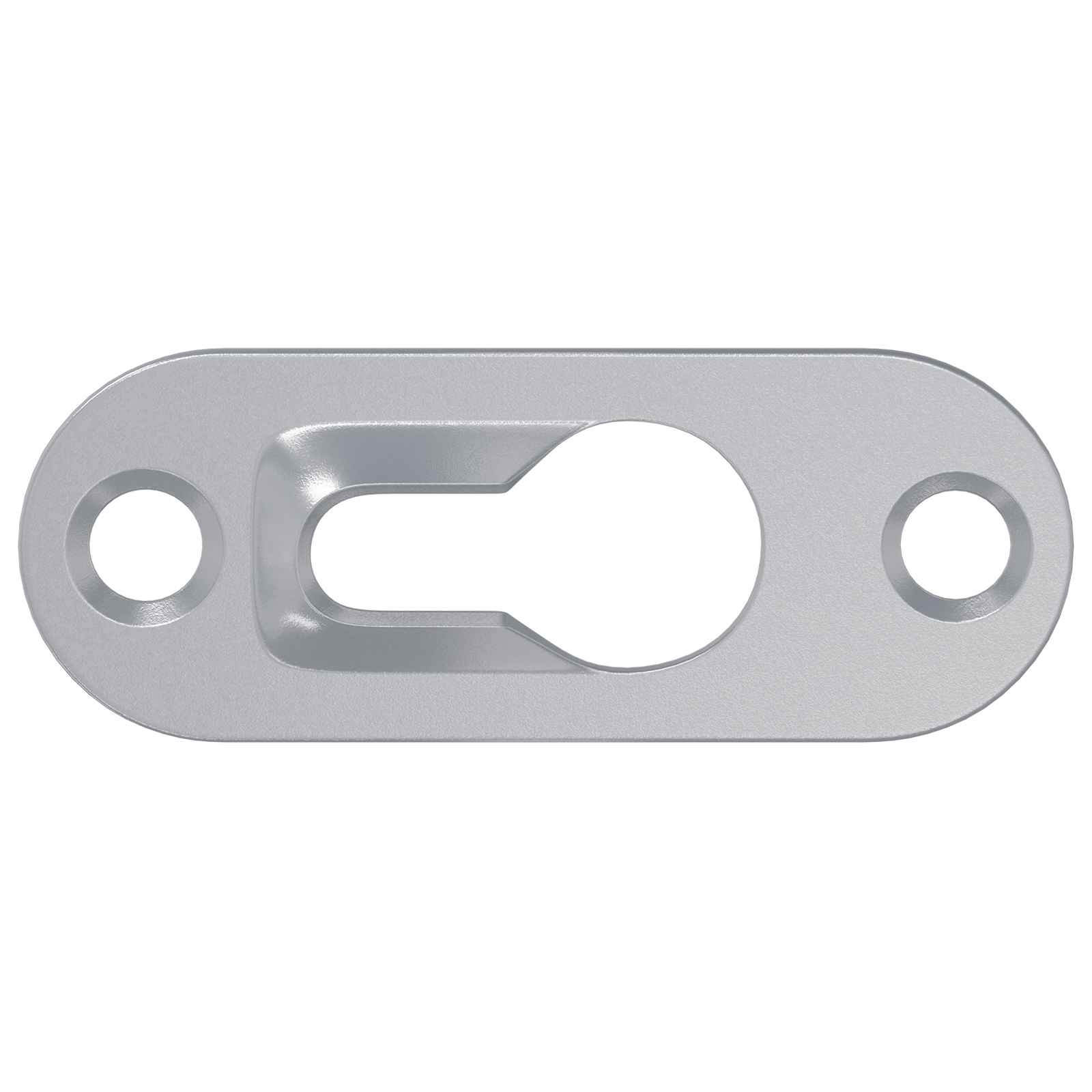 Vješalica s rupom 12 pcs Srebrno 45 x 16 x 3.5 mm Željezo