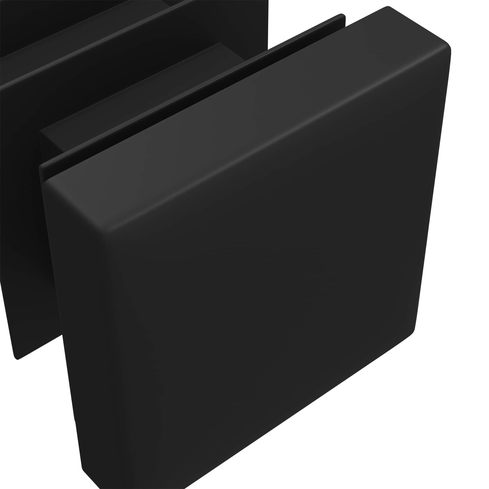 Završne kapice 10909 pcs Crna 15 x 15 x 15 mm PP