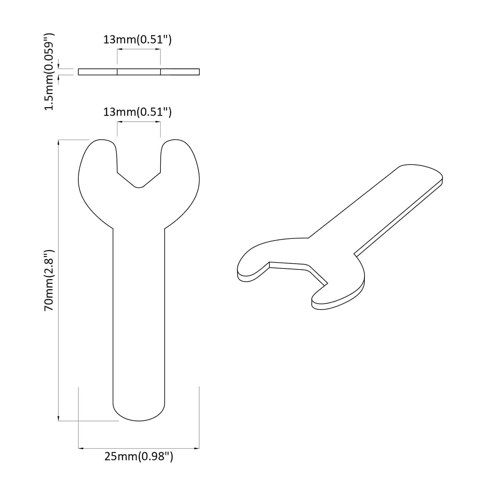 Odvijač 1593 pcs Srebrno 13 mm Željezo