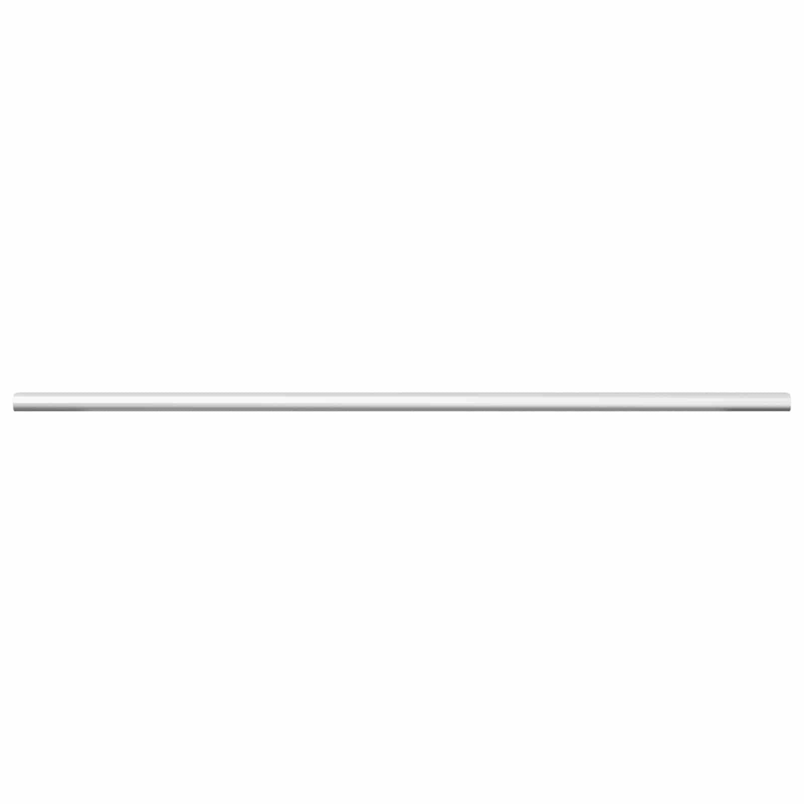 Cijev za ormar 2 pcs Srebrno 664 x 15 x 29 mm