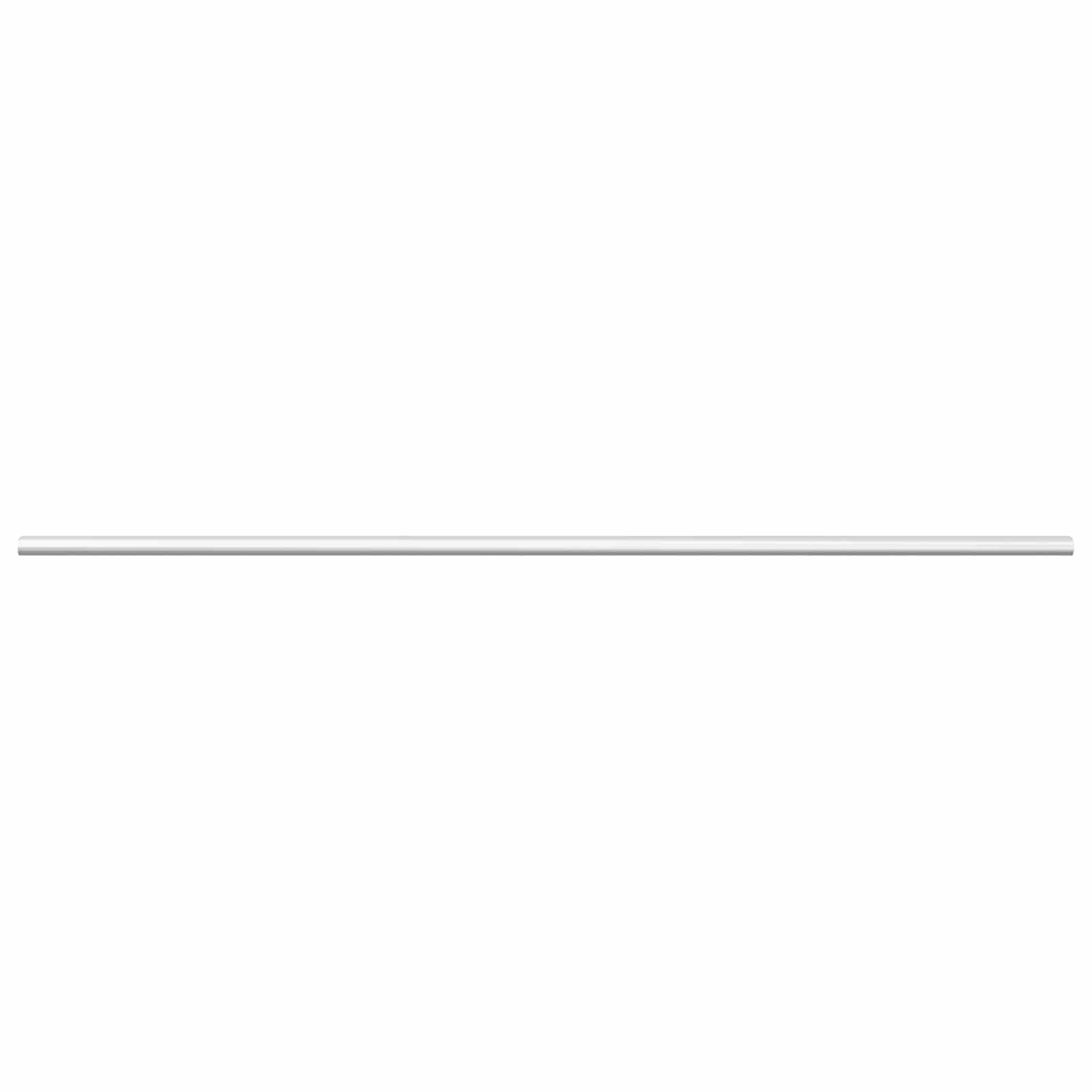 Cijev za ormar 12 pcs Srebrno 864 x 15 x 29 mm