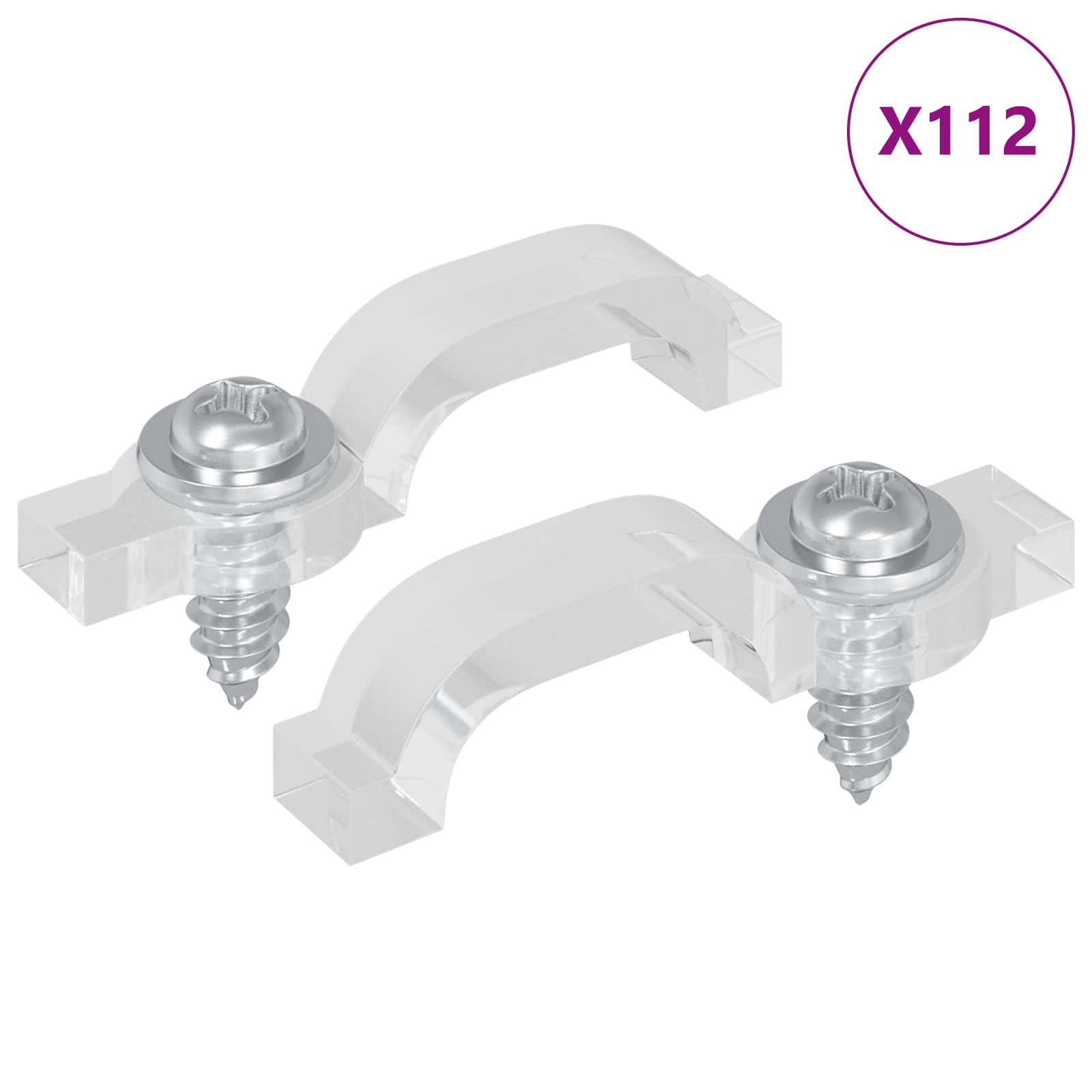 LED Trake za sponice 23,8 mm 2 pcs *Transparent*an